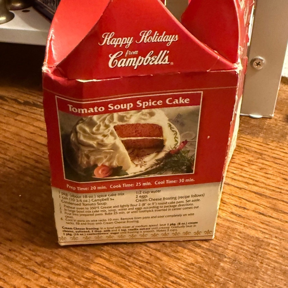 66. Vintage 1998 Campbell's collectors, edition ornament and original box. - Picture 2 of 6
